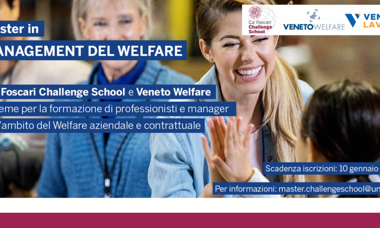 Veneto Welfare e Veneto Lavoro partner del Master in Management del Welfare